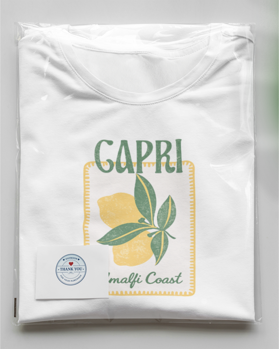 Capri Coast Graphic Tee