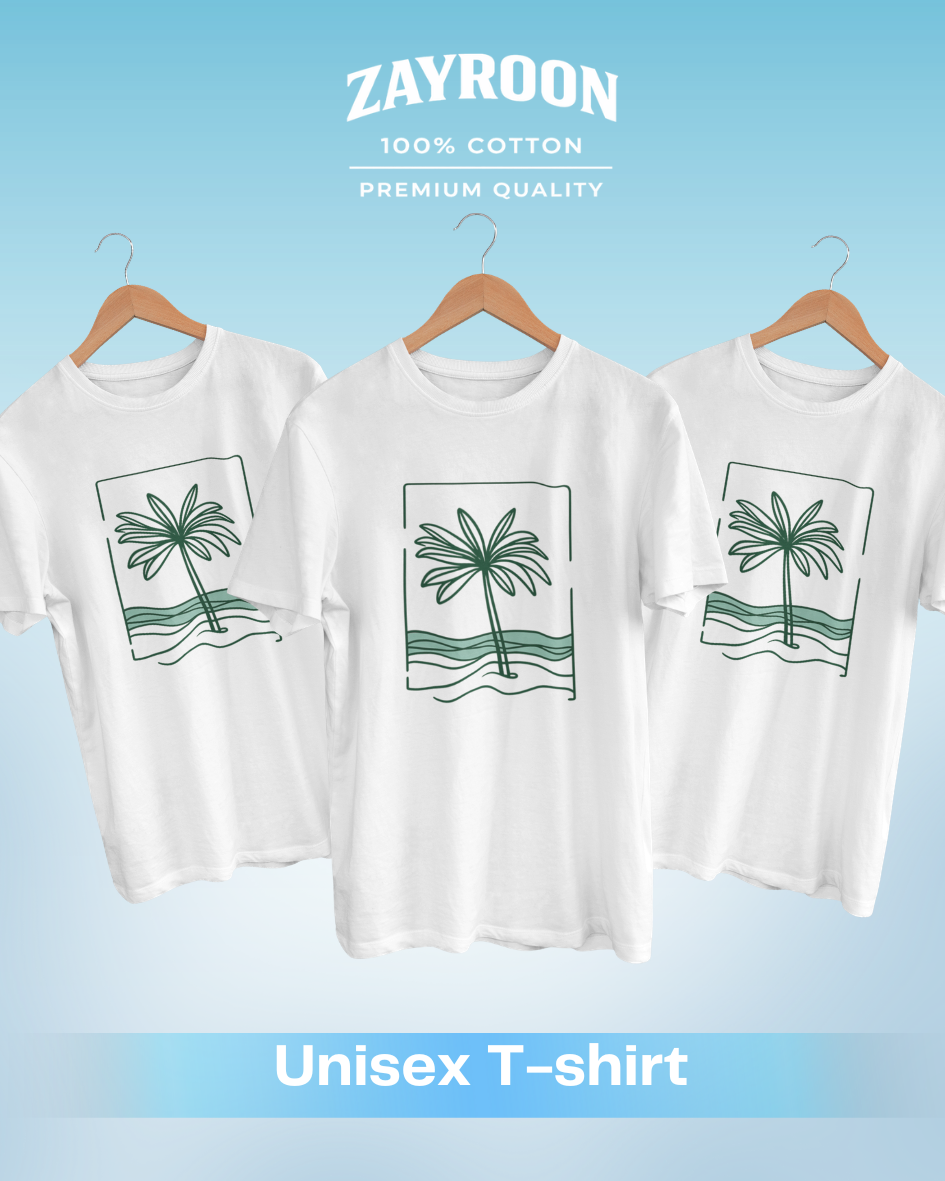 Minimal Palm Island Tee