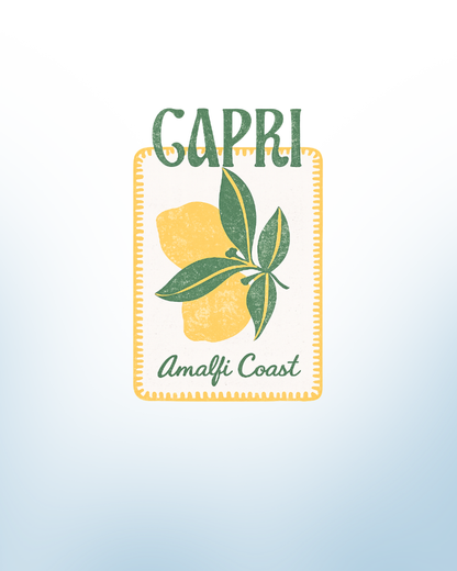 Capri Coast Graphic Tee