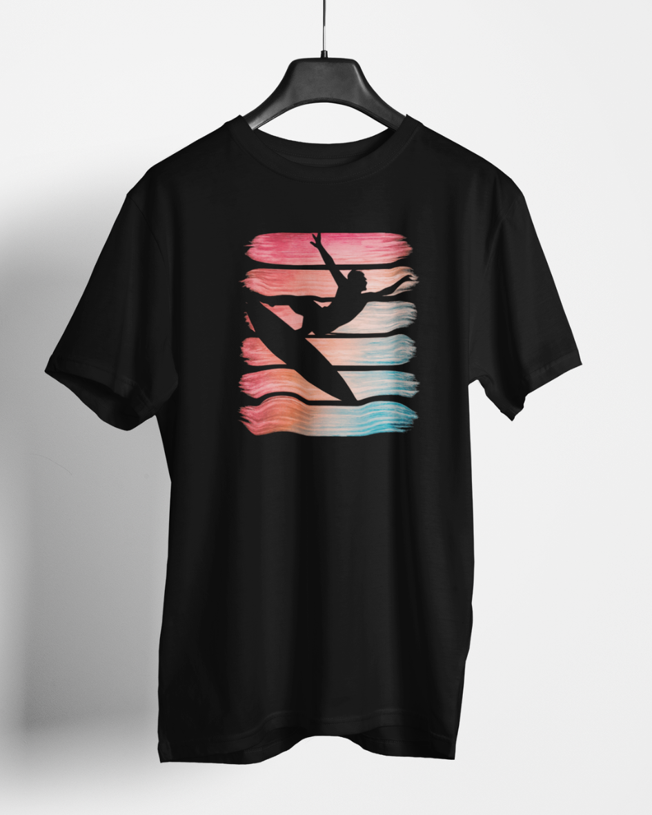 Ride The Waves Surf Graphic Tee