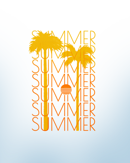 Summer Palm Graphic Tee