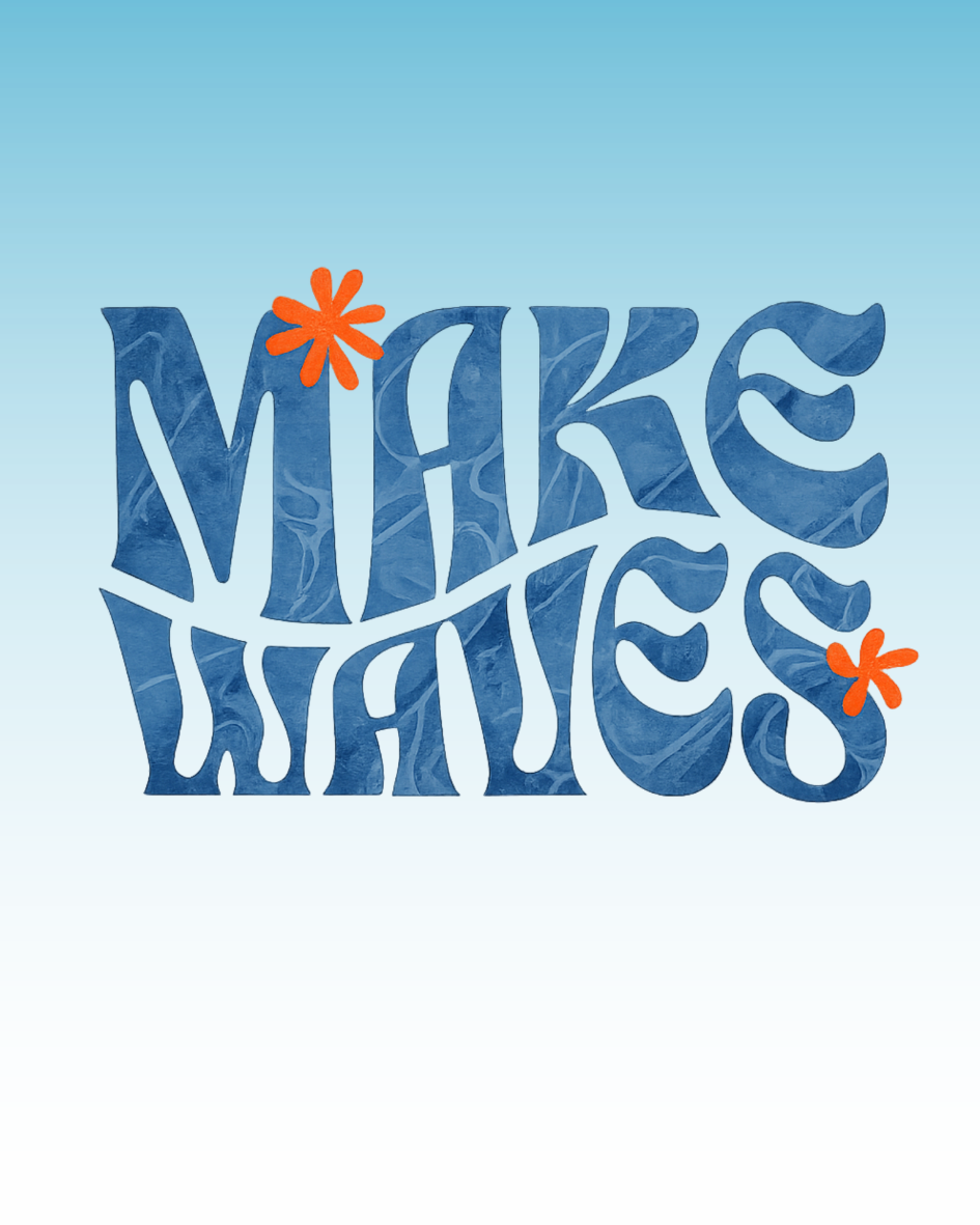 Make Waves Graphic T-Shirt
