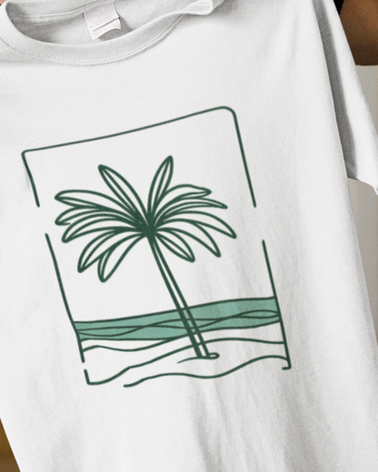 Minimal Palm Island Tee