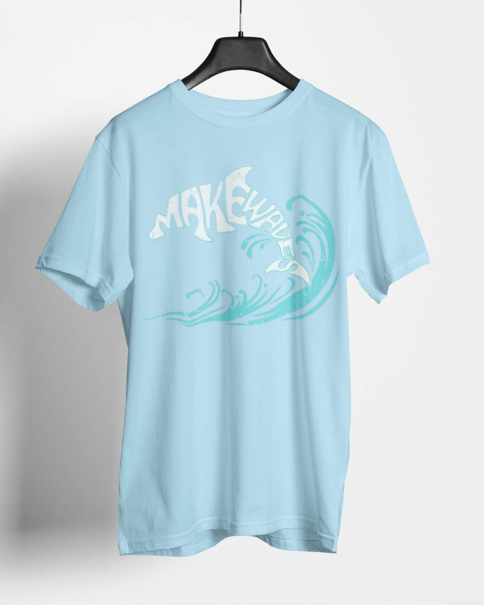 Make Waves Graphic Tee – Premium Cotton T-Shirt