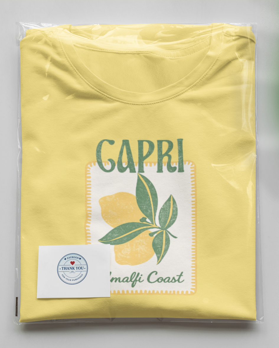 Capri Coast Graphic Tee