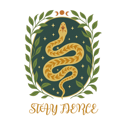 Serpent Crest – Dual Tone Nature Energy Tee