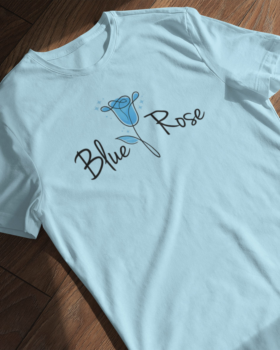 Blue Rose Graphic Tee