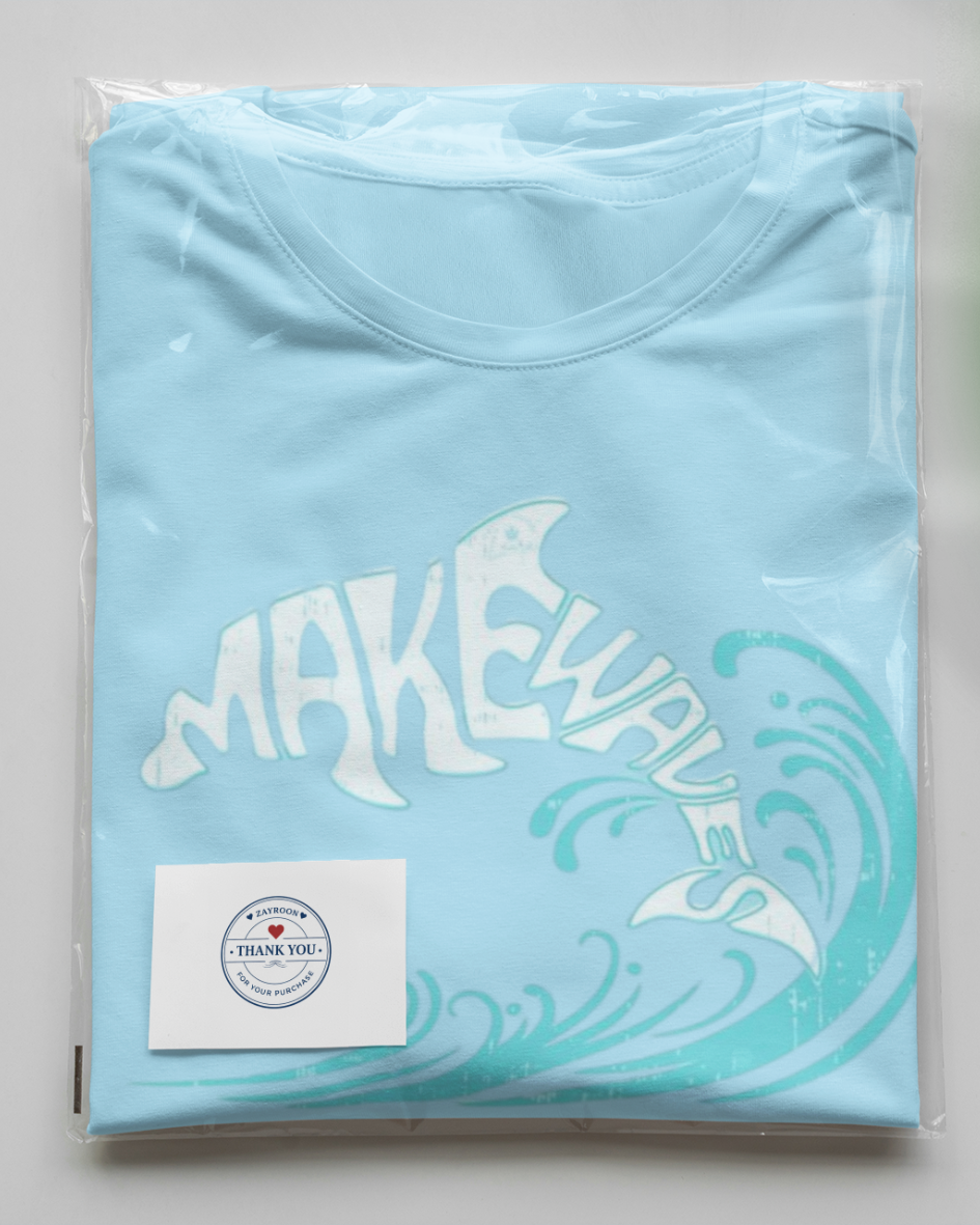 Make Waves Graphic Tee – Premium Cotton T-Shirt
