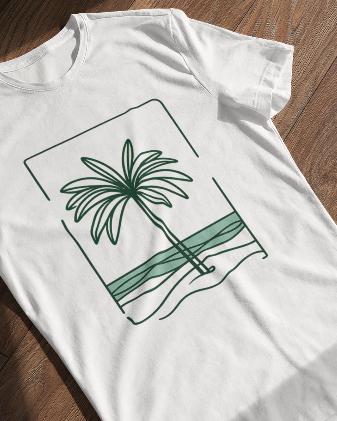 Minimal Palm Island Tee