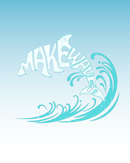 Make Waves Graphic Tee – Premium Cotton T-Shirt