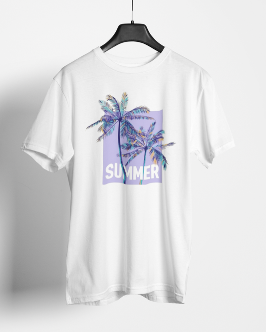 Blue Palm Summer Tee