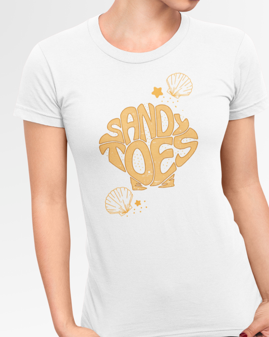 Sandy Toes Graphic Tee – Summer Vibes