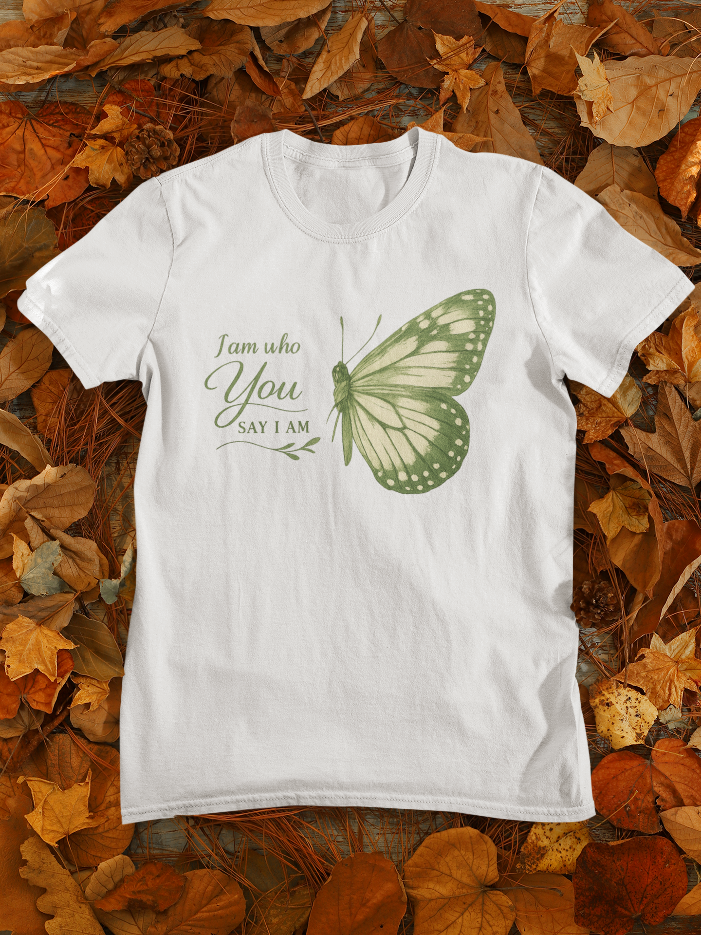 Grow Into Your Own Kind Butterfly Graphic T-Shirt