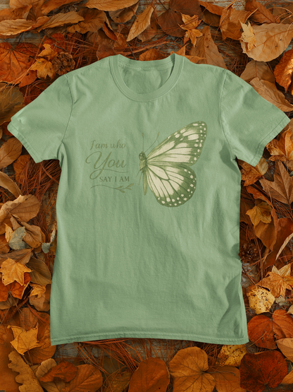 Grow Into Your Own Kind Butterfly Graphic T-Shirt