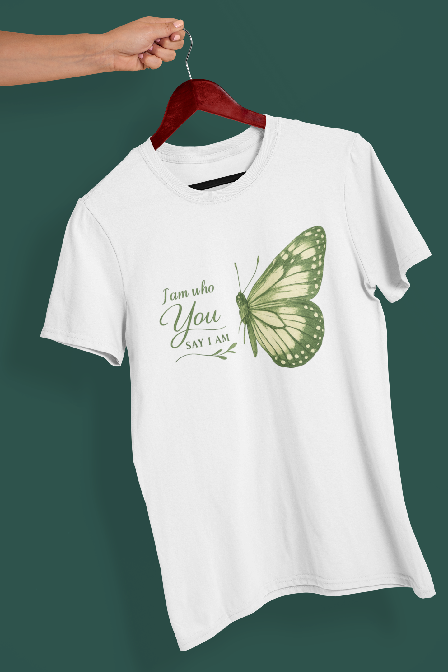 Grow Into Your Own Kind Butterfly Graphic T-Shirt