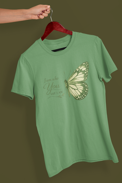 Grow Into Your Own Kind Butterfly Graphic T-Shirt