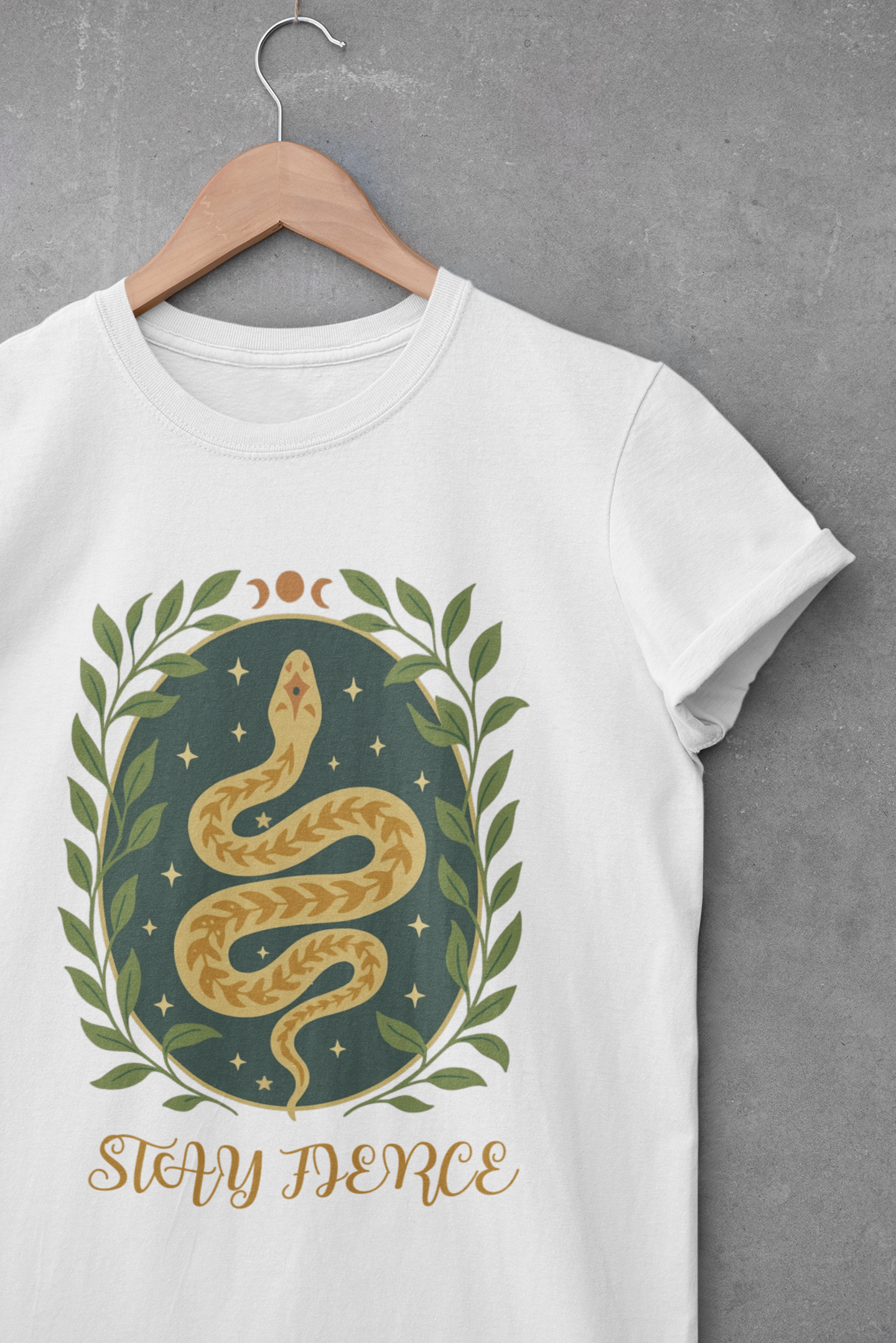 Serpent Crest – Dual Tone Nature Energy Tee