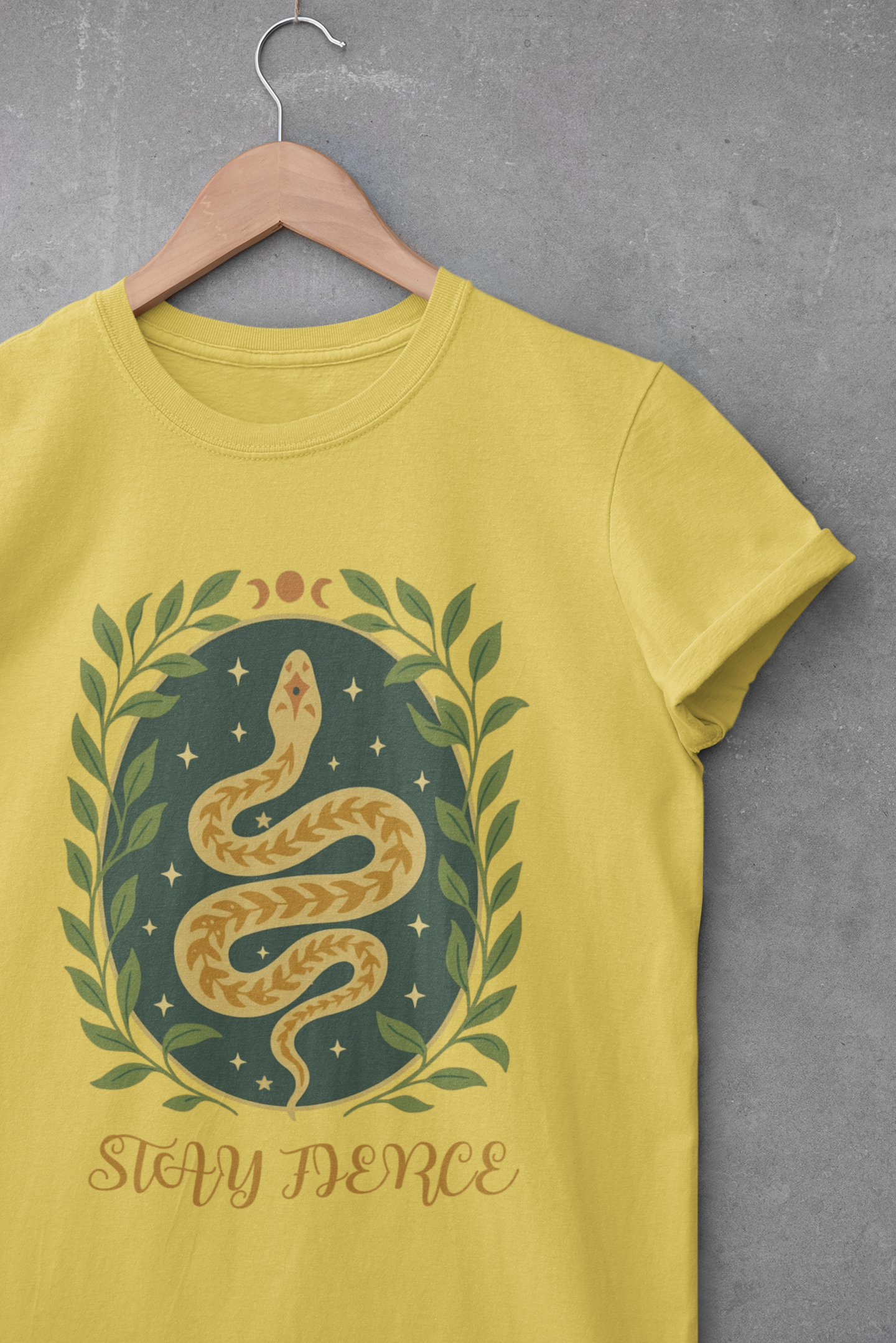Serpent Crest – Dual Tone Nature Energy Tee
