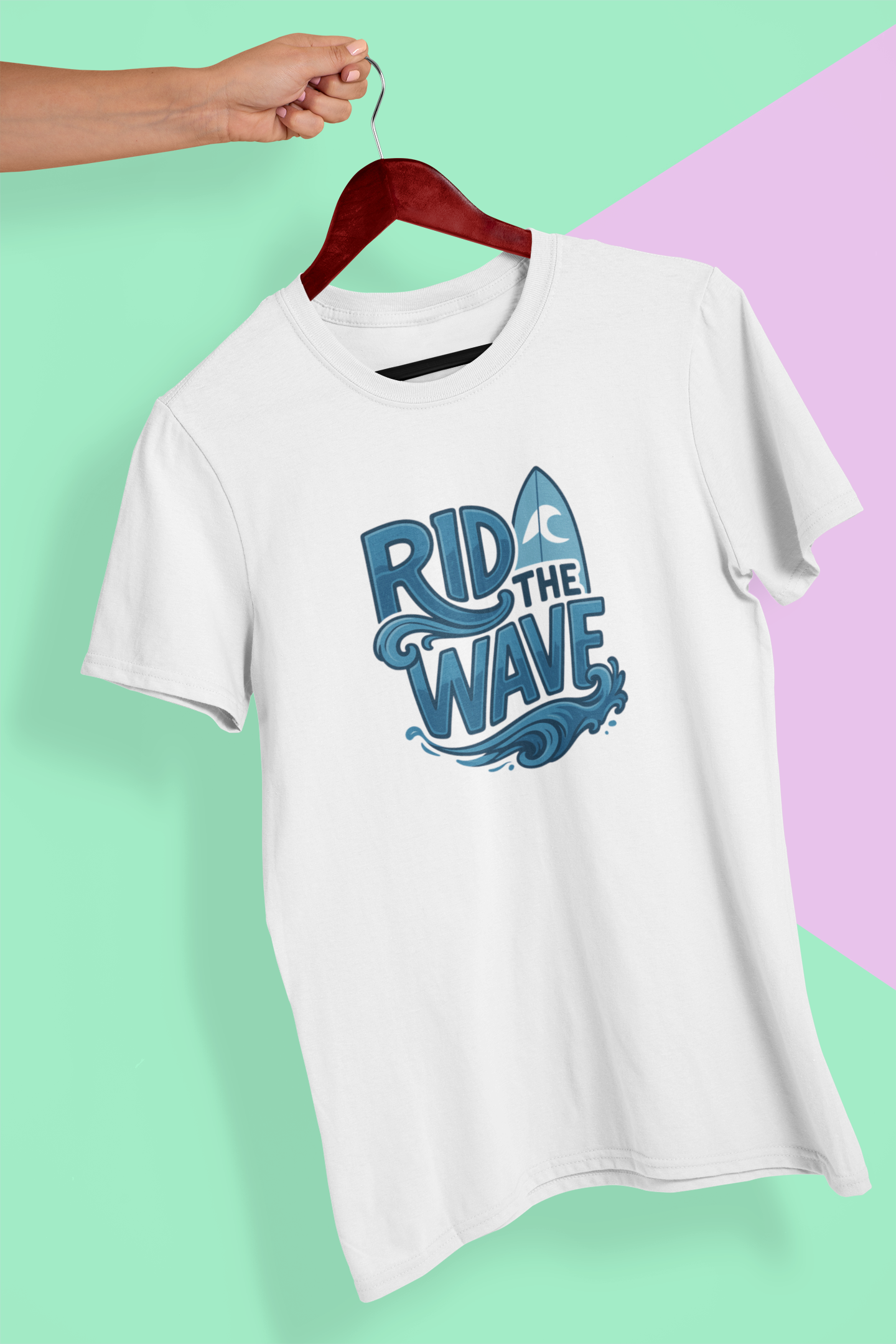 Ride the Wave – Unisex Classic Cotton Tee