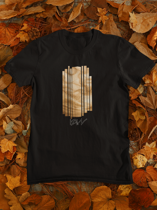 Golden Lines Abstract Graphic T-Shirt