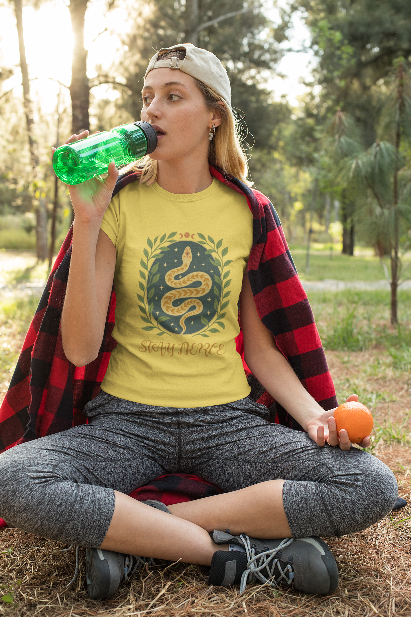 Serpent Crest – Dual Tone Nature Energy Tee