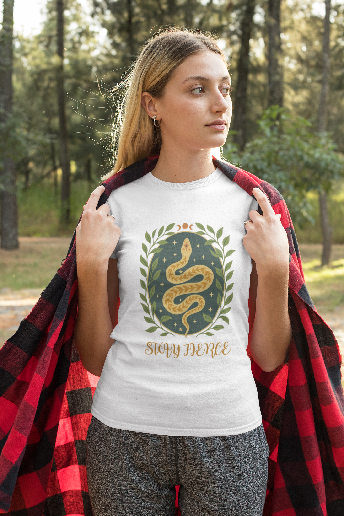 Serpent Crest – Dual Tone Nature Energy Tee